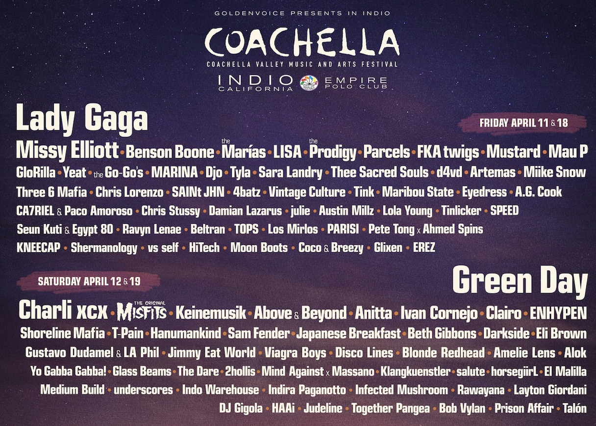 Coachella’s 2025 Lineup Is Here!